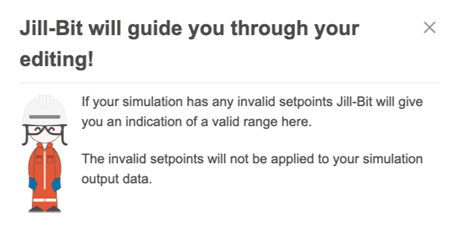 Error notification and Jill-Bit guidance.